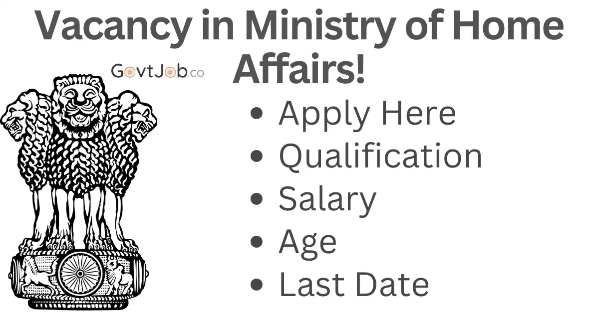 Requirement in IB(Ministry of Home Affairs) for the Post of Junior Intelligence OfficerTechnical 2023 Apply Online