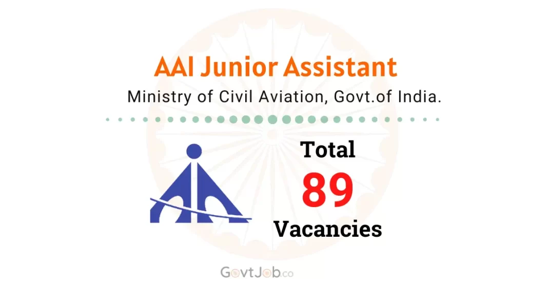 Airport Authority of India Junior Assistant Recruitment 2024.