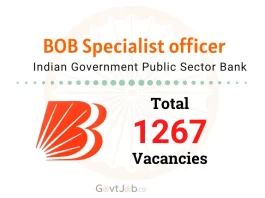 BOB Specialist officer Recruitment 2024 for 1267 Vacancies.