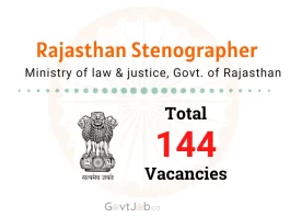 Rajasthan High Court Stenographer Recruitment 2025.